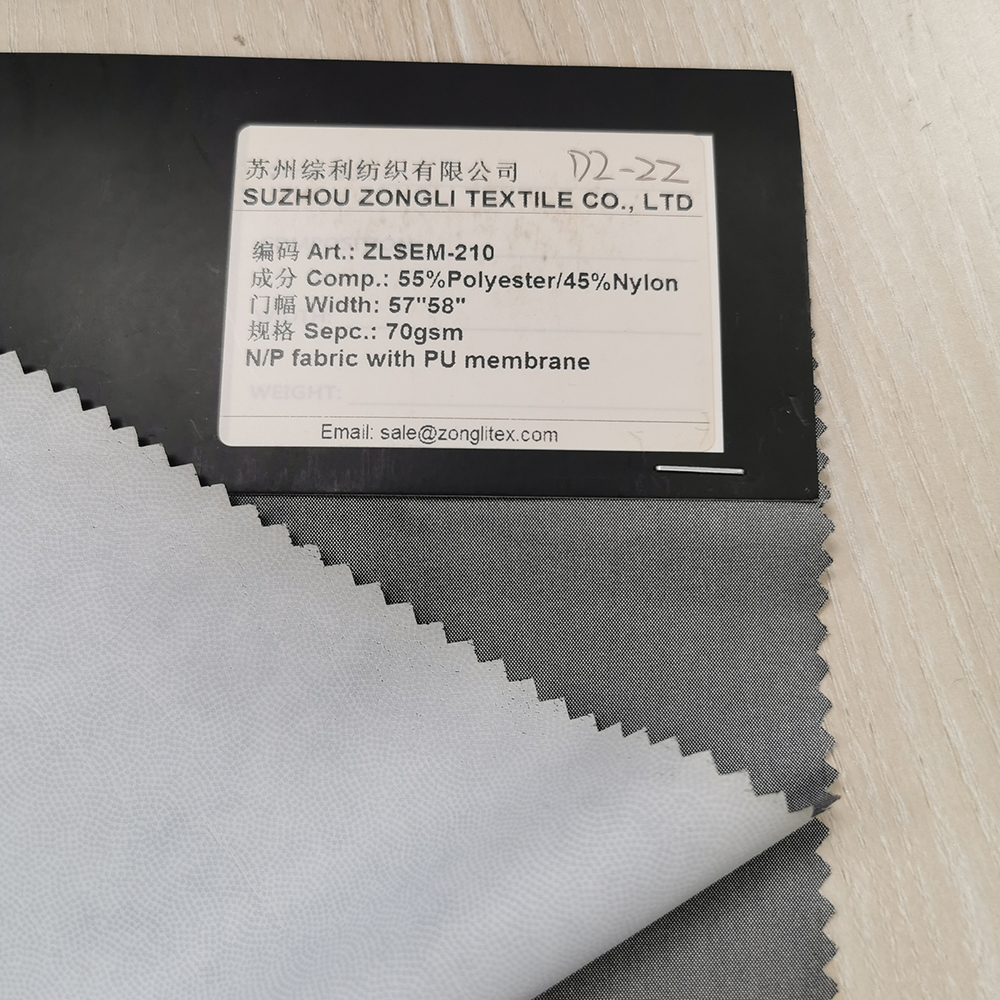 70D 0.3 nylon costastop+pu membrane